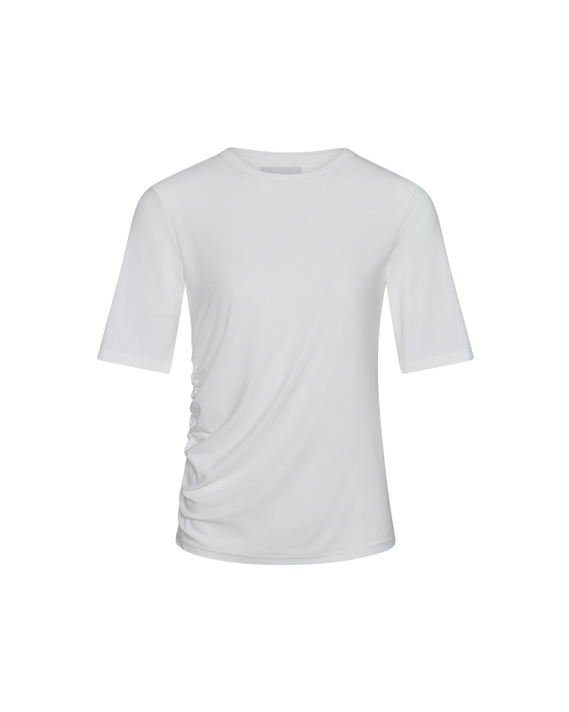 Ruched Tee - Ivory