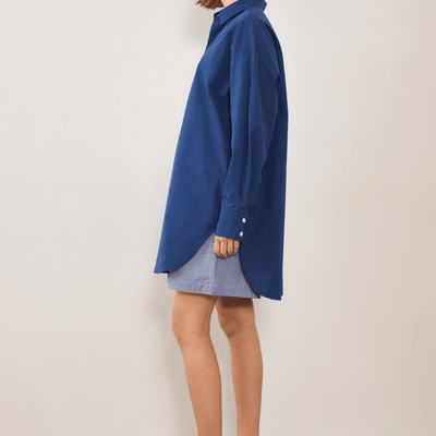 Static Navy Striped Short