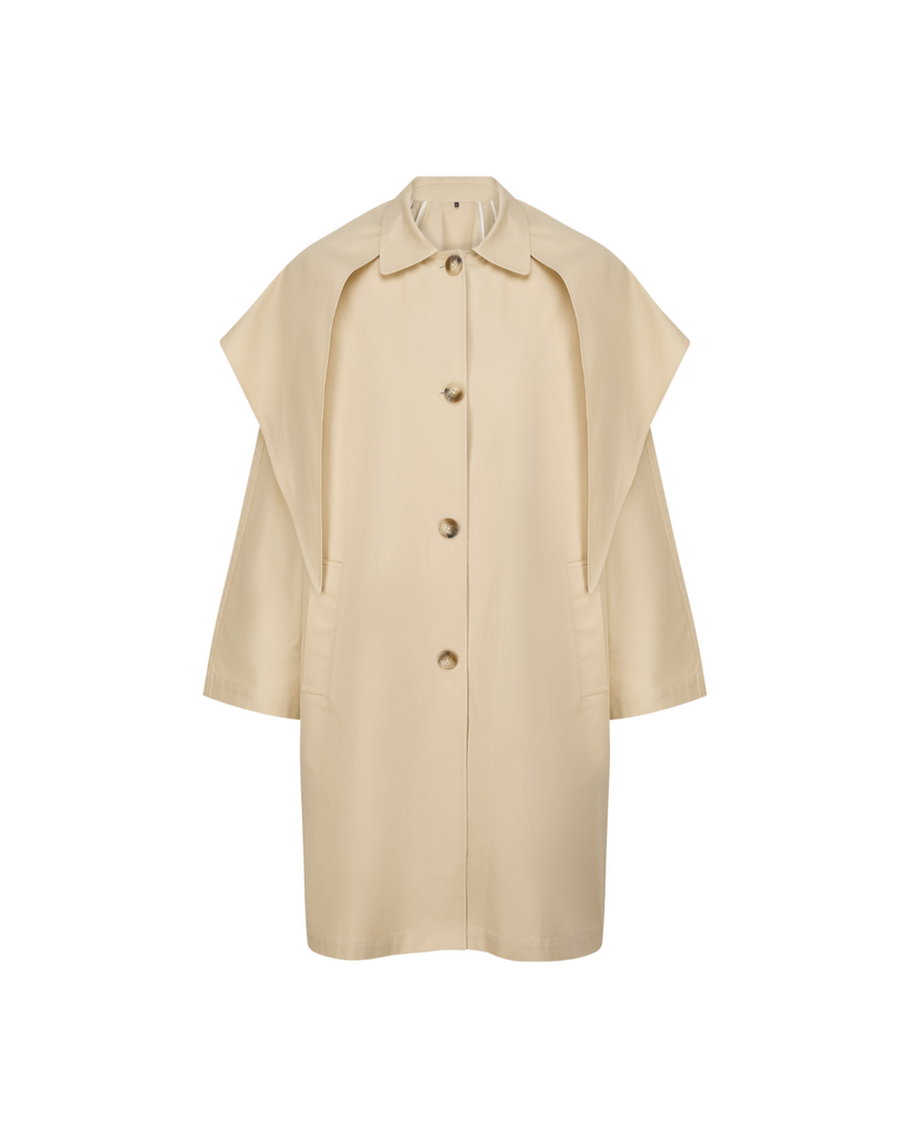 Summer Trench with Detachable Scarf