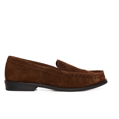 Terrace Ruched Loafer - Brown