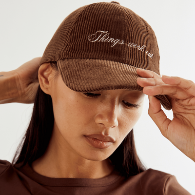 Things Work Cap - Choc Cord