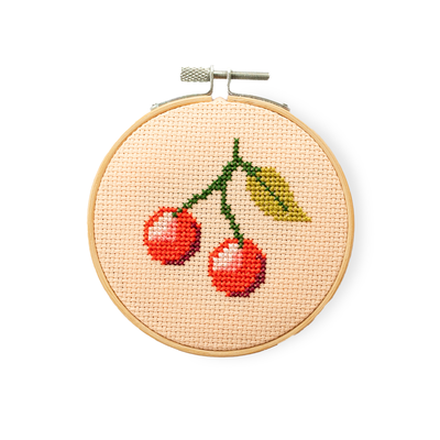 Cherry Cross Stitch Kit
