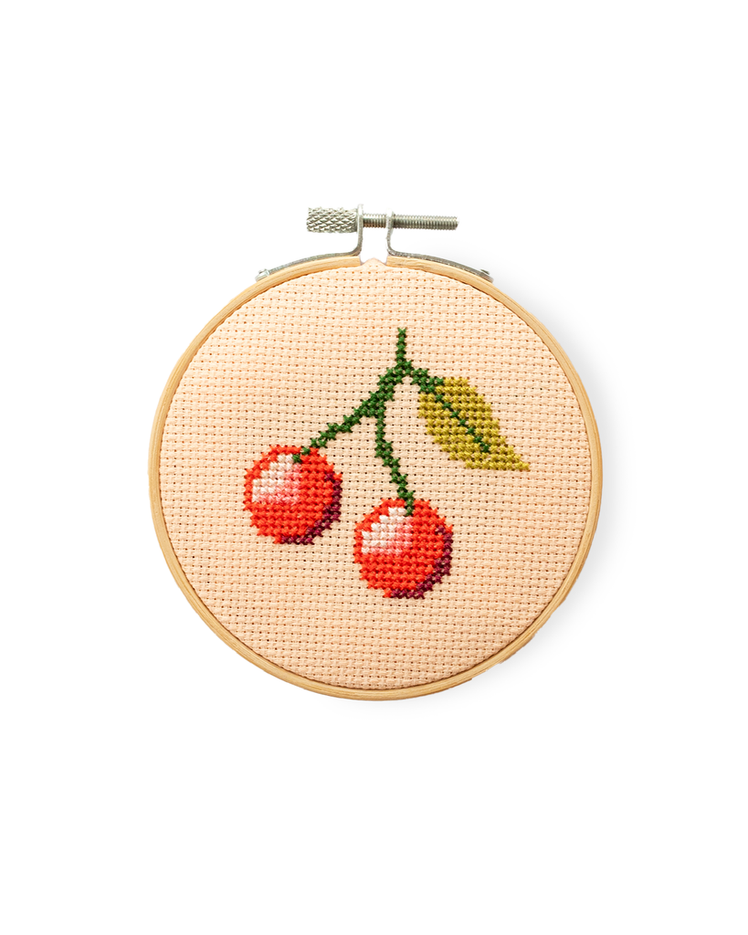 Cherry Cross Stitch Kit