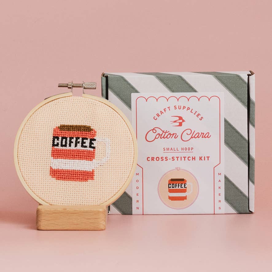Coffee Cross Stitch Kit