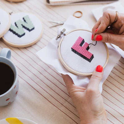 Monogram Alphabet Cross Stitch Kit