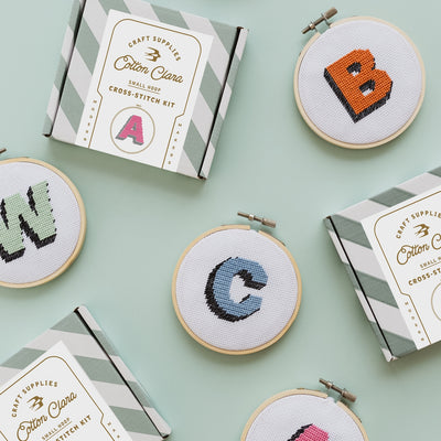 Monogram Alphabet Cross Stitch Kit