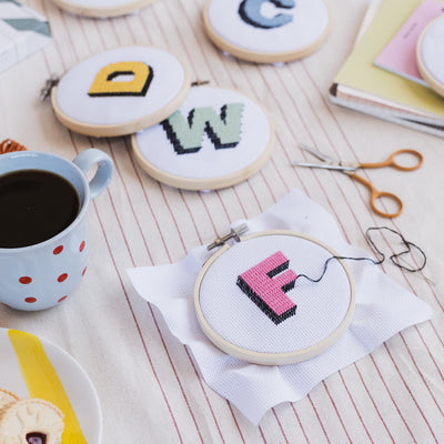 Monogram Alphabet Cross Stitch Kit