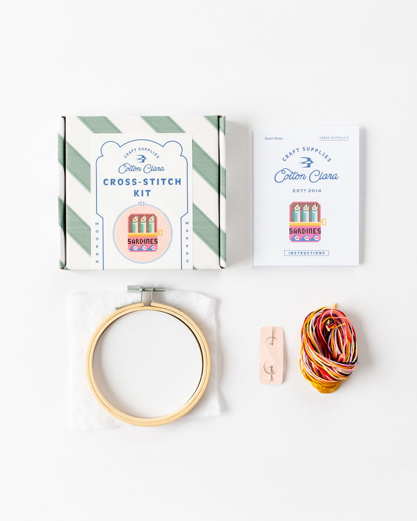 Sardines Cross Stitch Kit