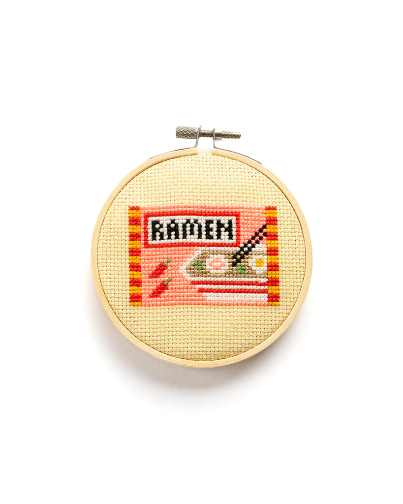 Ramen Cross Stitch Kit