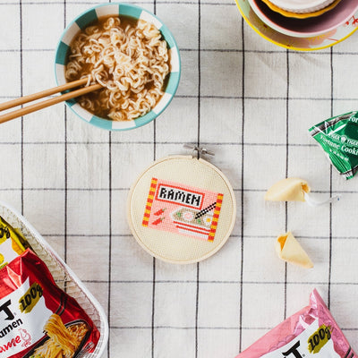 Ramen Cross Stitch Kit
