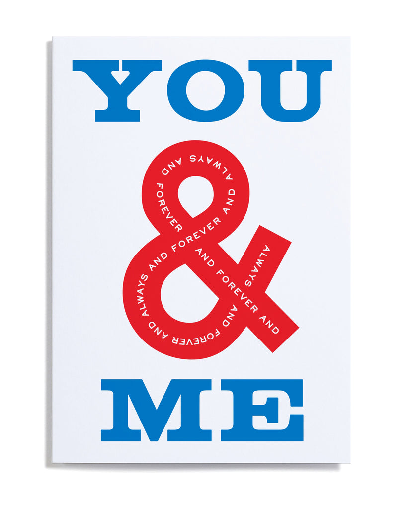Card - You & Me Forever and Always
