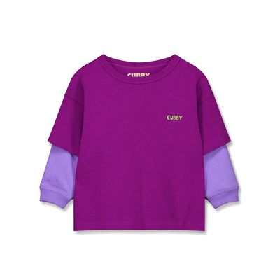 Dusty Layered Top - Acai