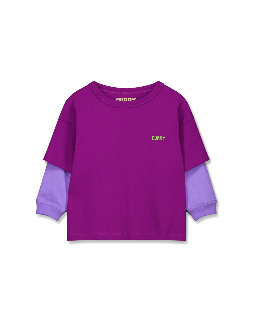 Dusty Layered Top - Acai