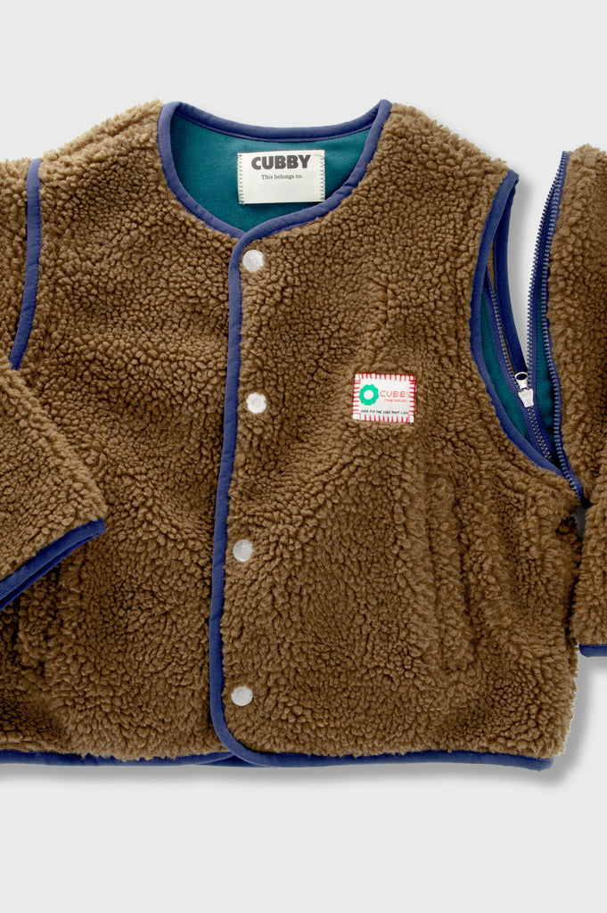 Cuddle Me 2-Way Jacket - Fudge