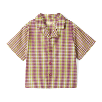 Frankie Shirt - Lime Check