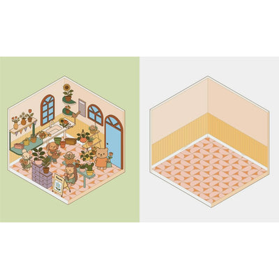 Cute 'n' Cosy Sticker Book - Flower Shops