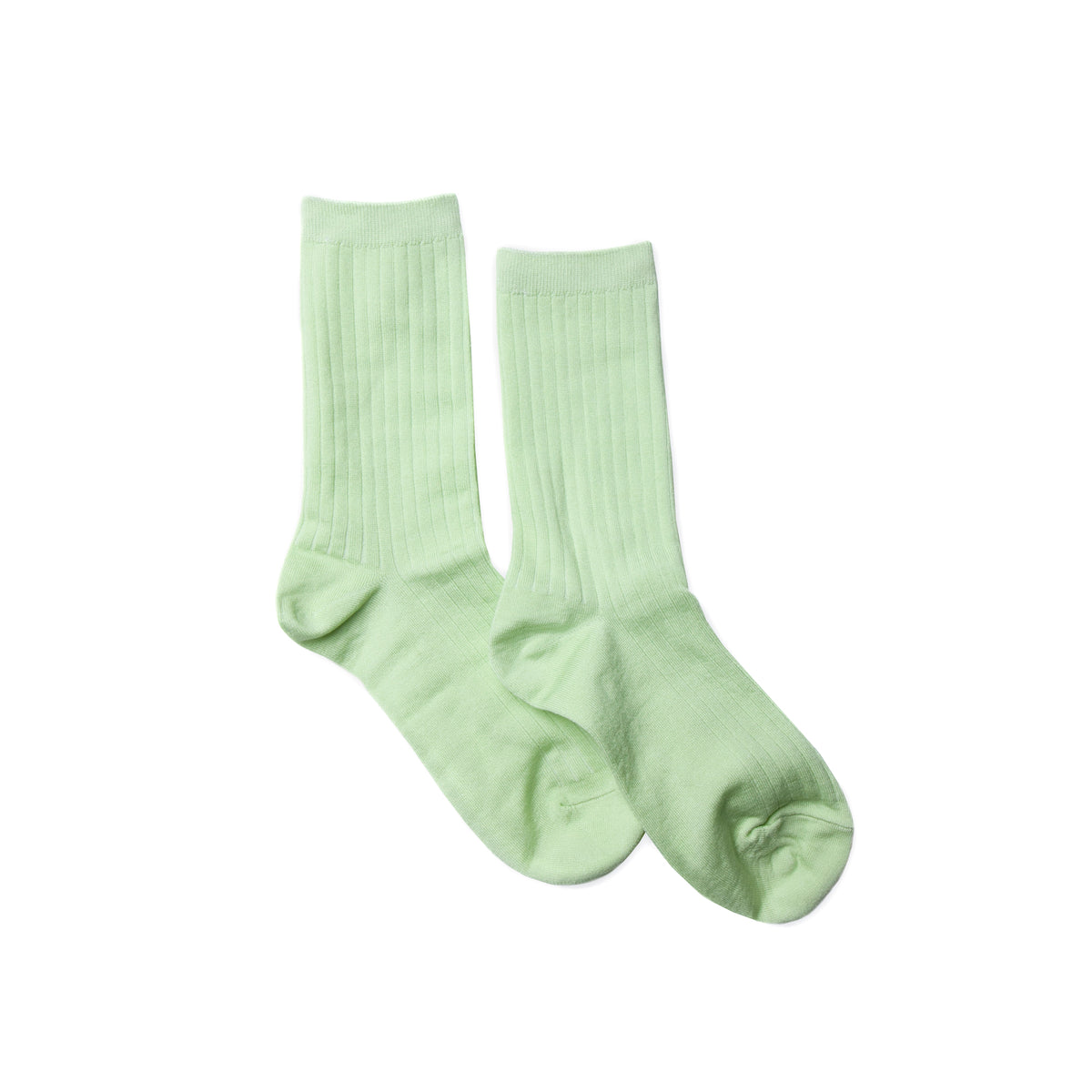Daily Socks Half Crew Socks Lime Tauranga Stockist PAPER PLANE