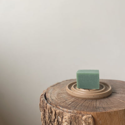 Ceramic Soap Dish - Walnut