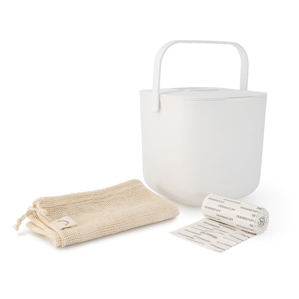 Designstuff Kitchen Benchtop Compost Bin Shop NZ Stockist PAPER PLANE