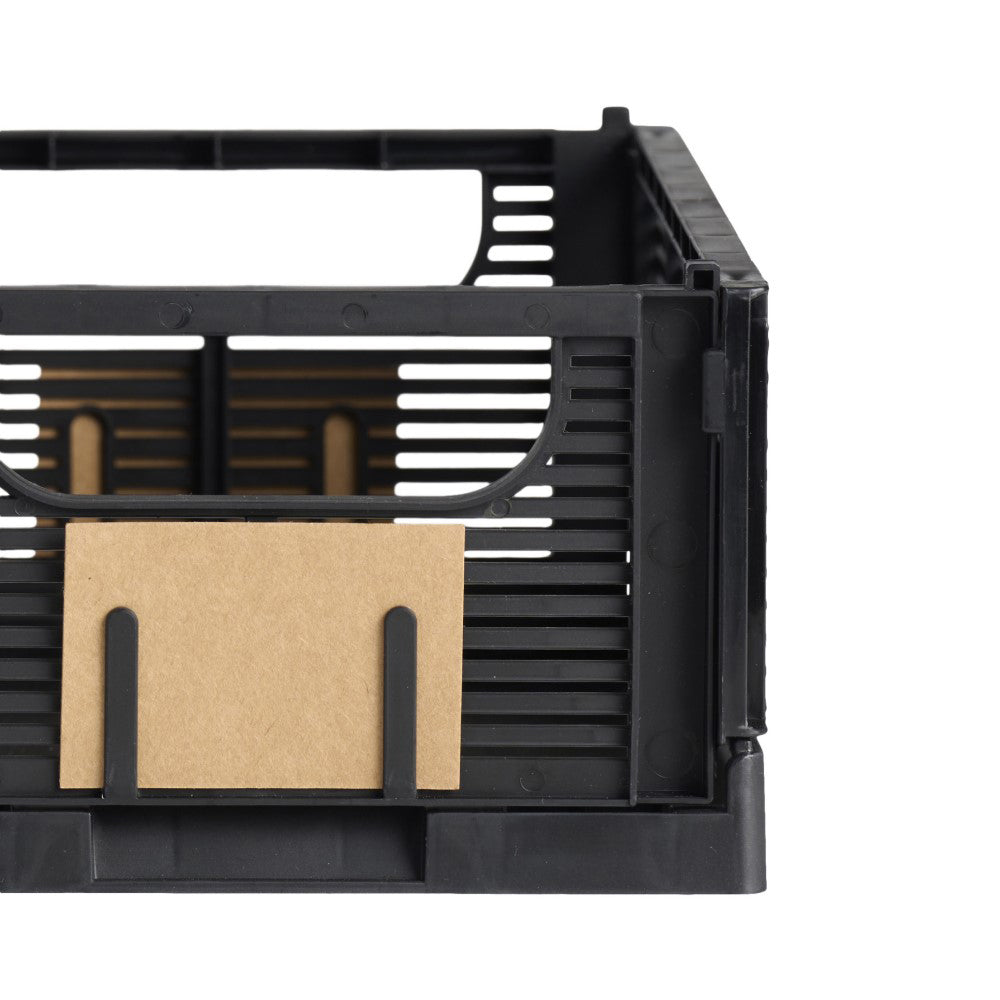 Linear Collapsible Storage Crate Sets - Black