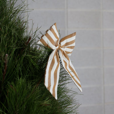 Christmas Tree Bow - Stripe