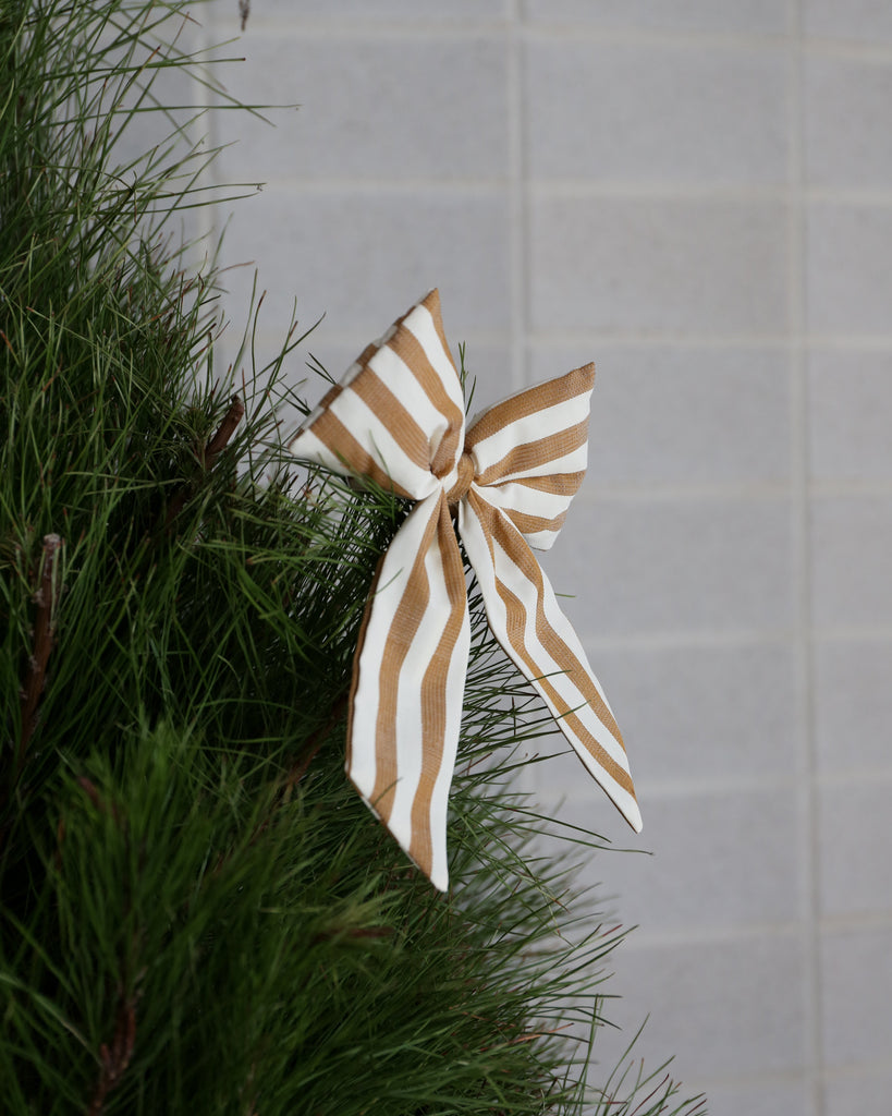Christmas Tree Bow - Stripe
