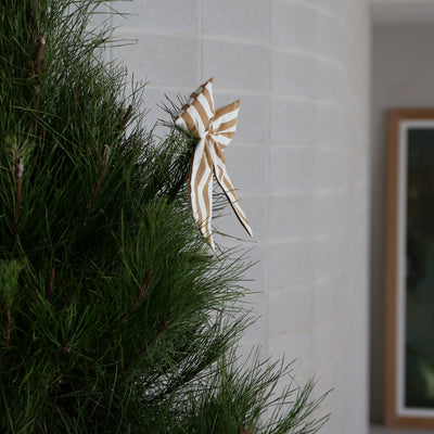 Christmas Tree Bow - Stripe