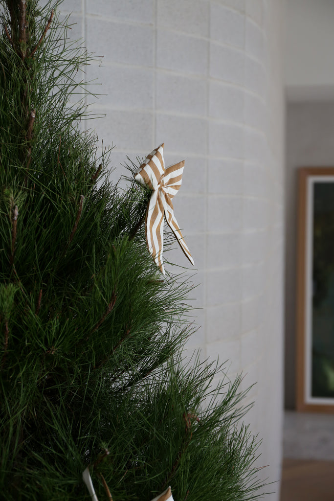 Christmas Tree Bow - Stripe