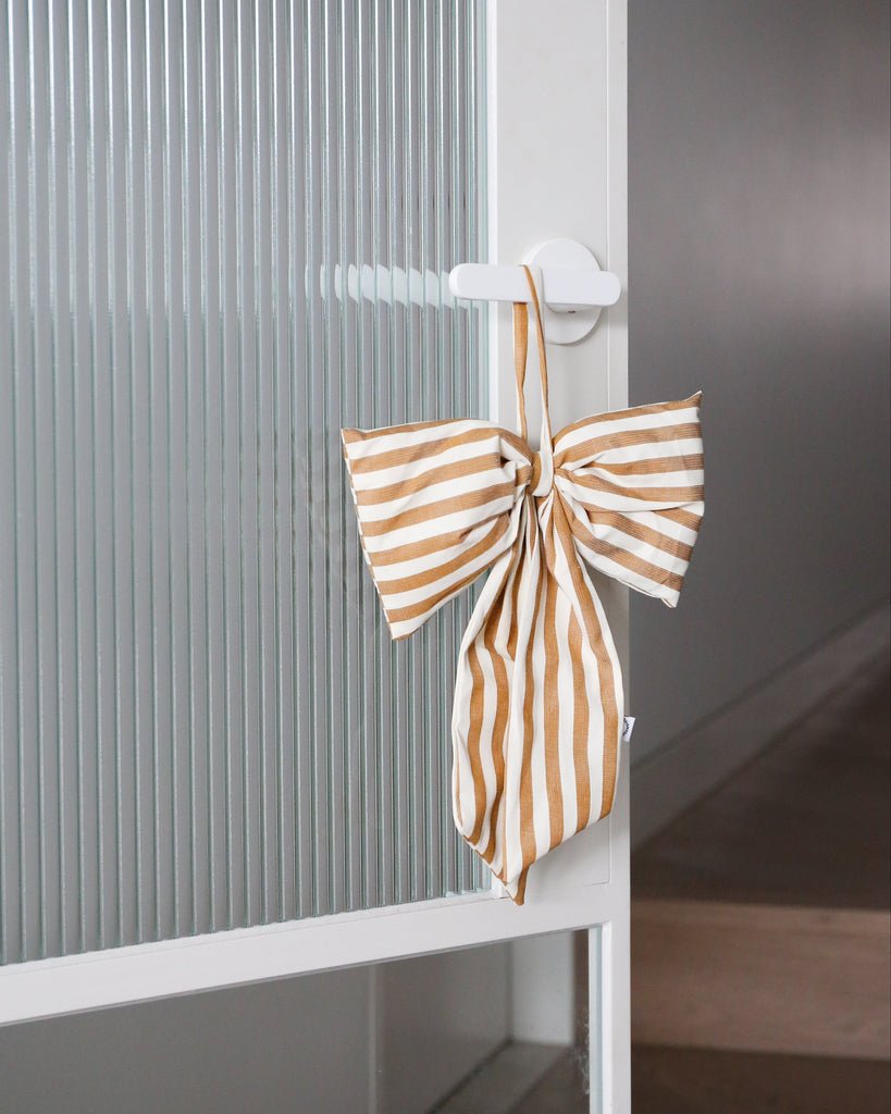 Hanging Bow Decoration - Stripe
