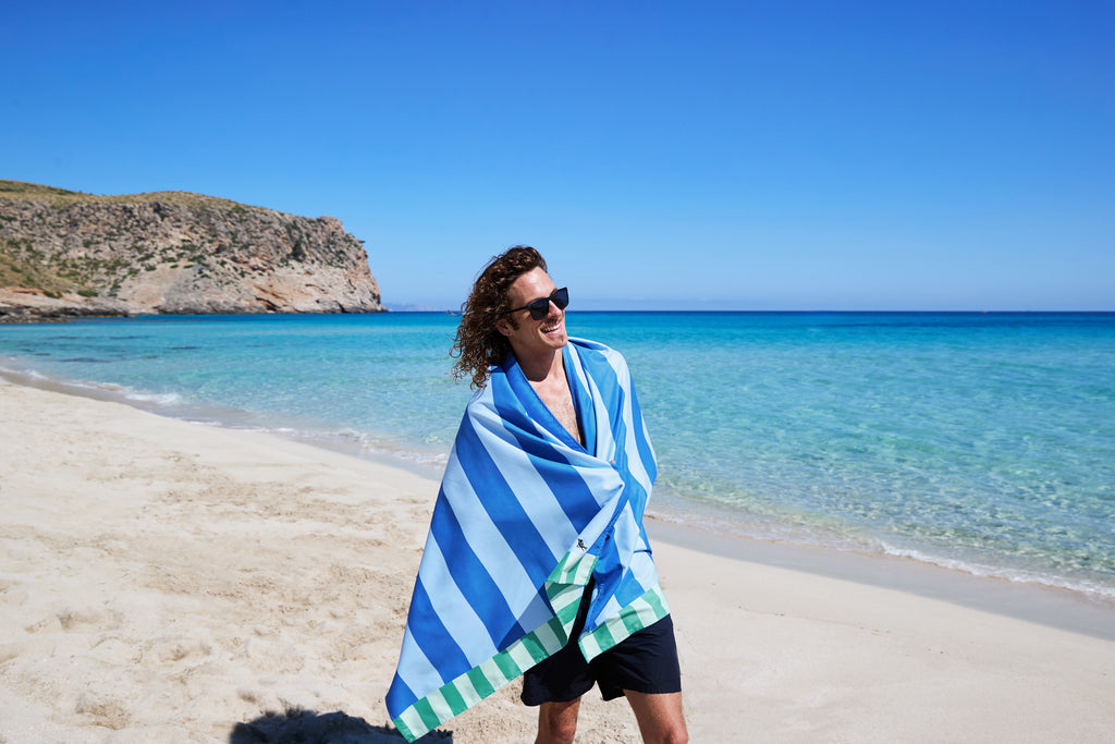 Quick Dry Beach Towel - Blue Sky
