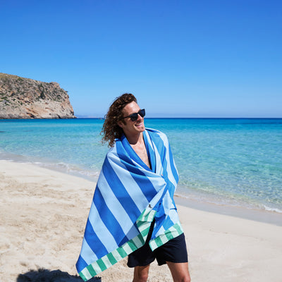Quick Dry Beach Towel - Blue Sky