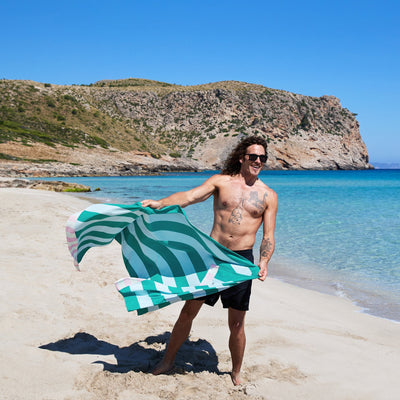 Quick Dry Beach Towel - Pastel Pier