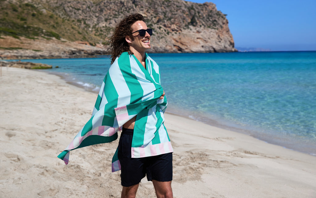 Quick Dry Beach Towel - Pastel Pier