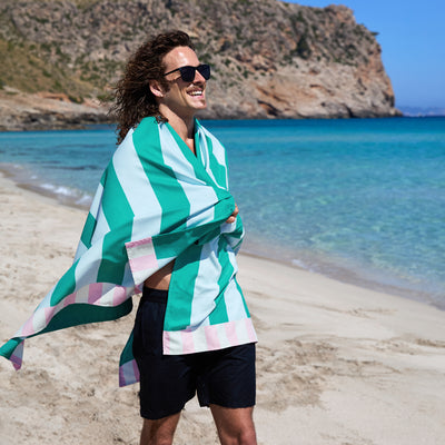 Quick Dry Beach Towel - Pastel Pier