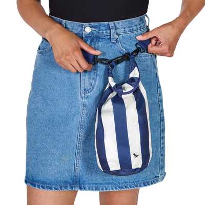 Blue Stripe Dry Bag - Small