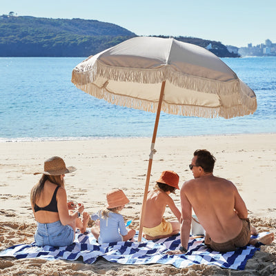 Quick Dry Beach Blanket - Blue