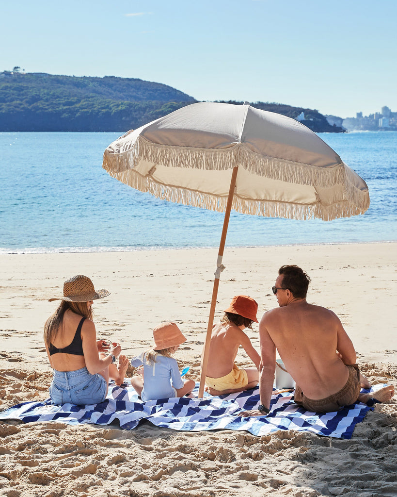 Quick Dry Beach Blanket - Blue