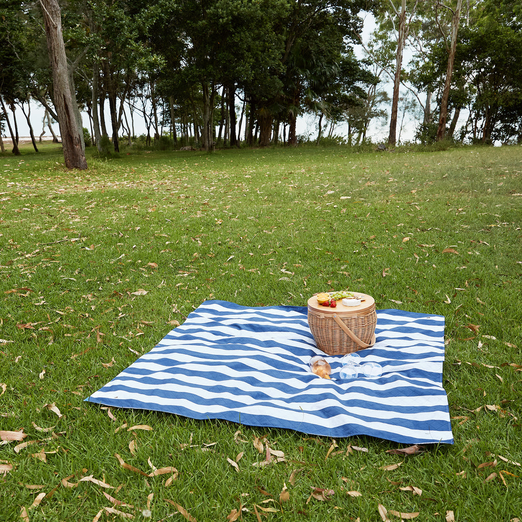 Quick Dry Beach Blanket - Blue
