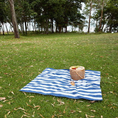 Quick Dry Beach Blanket - Blue