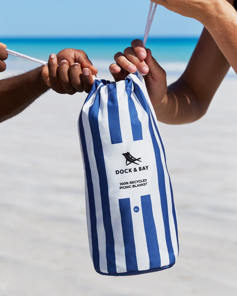 Quick Dry Beach Blanket - Blue