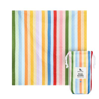 Quick Dry Beach Blanket - Candy Stripes