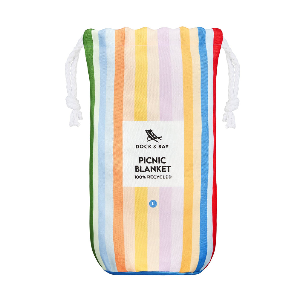 Quick Dry Beach Blanket - Candy Stripes