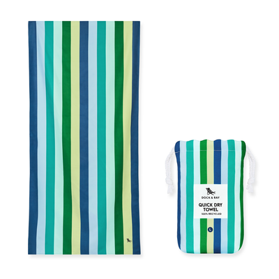 Quick Dry Beach Towel - Cool Lagoon