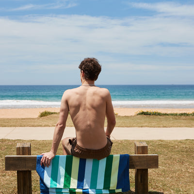 Quick Dry Beach Towel - Cool Lagoon
