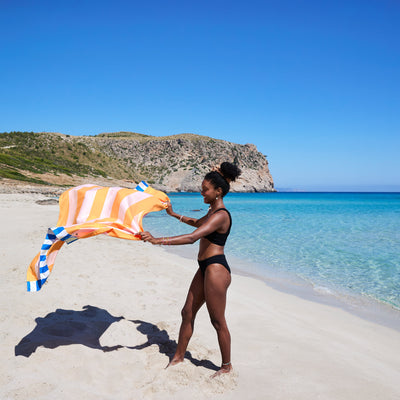 Quick Dry Beach Towel - Mellow Yellow