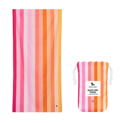 Quick Dry Beach Towel - Miami Sorbet