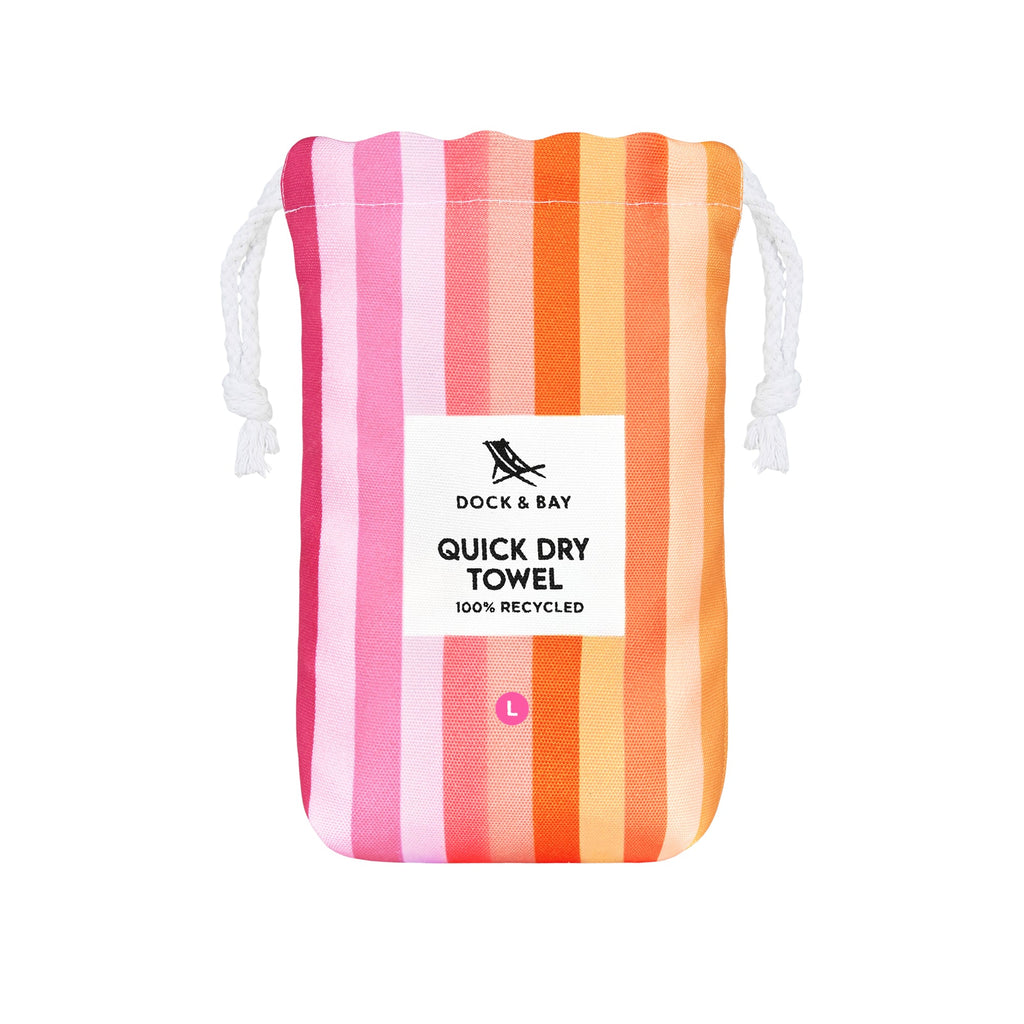 Quick Dry Beach Towel - Miami Sorbet