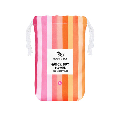 Quick Dry Beach Towel - Miami Sorbet