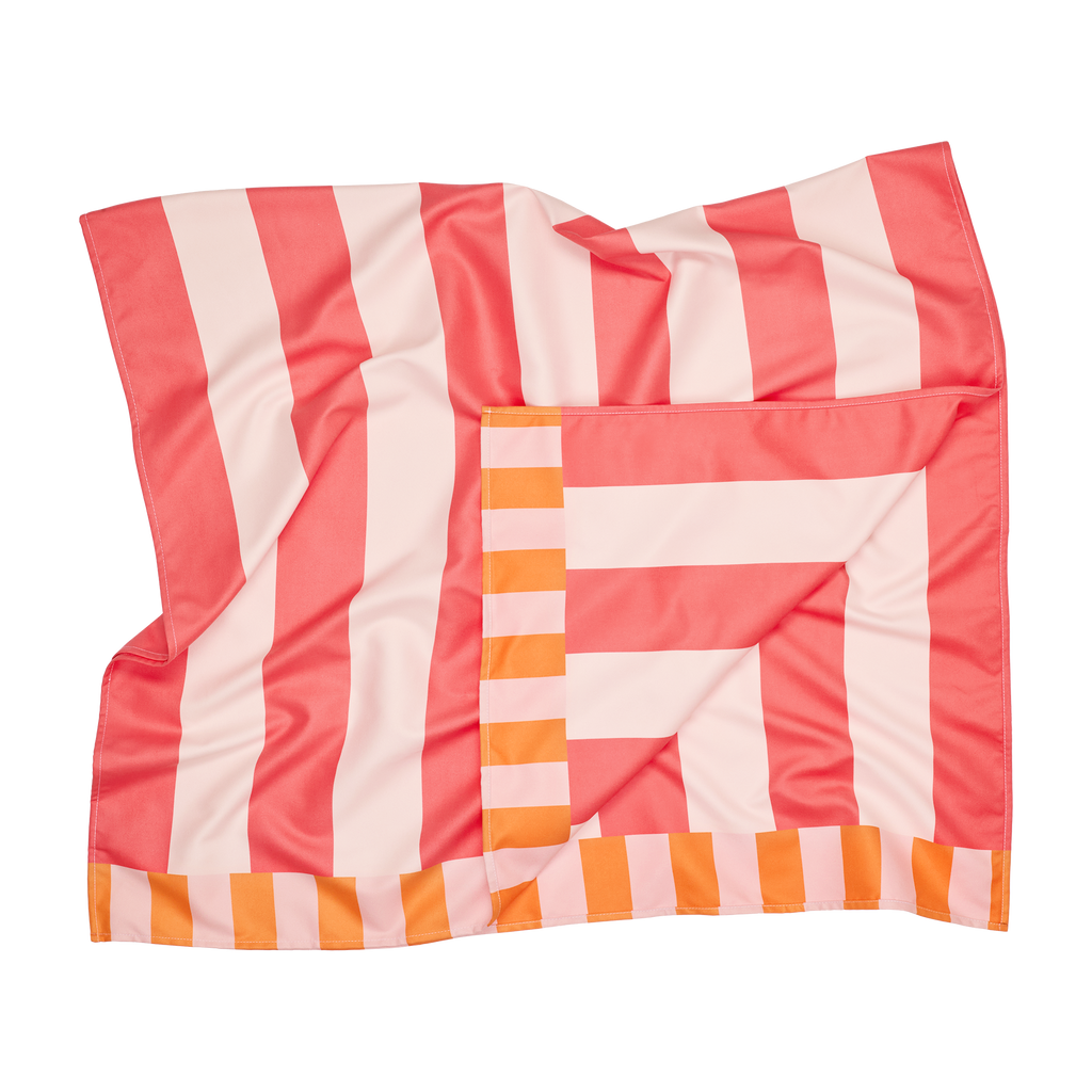 Quick Dry Beach Towel - Raspberry Road