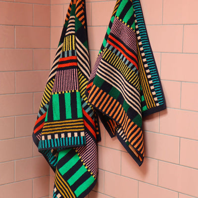 Multi Stripe Towels